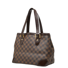 ルイ ヴィトン ダミエ ハムステッドPM トートバッグ ハンドバッグ N51205 エベヌ ブラウン PVC レザー レディース LOUIS VUITTON 中古