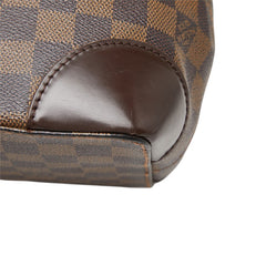 ルイ ヴィトン ダミエ ハムステッドPM トートバッグ ハンドバッグ N51205 エベヌ ブラウン PVC レザー レディース LOUIS VUITTON 中古