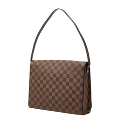 ルイ ヴィトン ダミエ トライベレッカ カレ ワンショルダーバッグ N51161 ブラウン PVC レザー レディース LOUIS VUITTON 中古