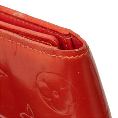 ルイ ヴィトン モノグラム ヴェルニ ウォーカー ポシェット ショルダーバッグ M91153 オレンジ レザー レディース LOUIS VUITTON 中古