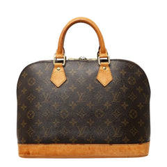 ルイ ヴィトン モノグラム アルマPM 旧型 ハンドバッグ M51130 ブラウン PVC レザー レディース LOUIS VUITTON 中古