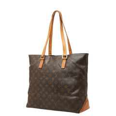 ルイ ヴィトン モノグラム カバメゾ トートバッグ ショルダーバッグ M51151 ブラウン PVC レザー レディース LOUIS VUITTON 中古