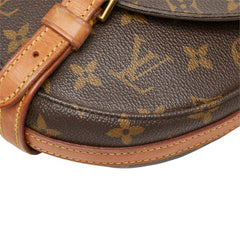 ルイ ヴィトン モノグラム シャンティPM 斜め掛け ショルダーバッグ M51234 ブラウン PVC レザー レディース LOUIS VUITTON 中古