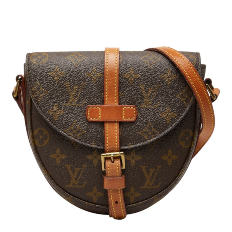 ルイ ヴィトン モノグラム シャンティPM 斜め掛け ショルダーバッグ M51234 ブラウン PVC レザー レディース LOUIS VUITTON 中古
