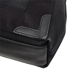 バレンシアガ ネイビーカバスXS ハンドバッグ ショルダーバッグ 2WAY 390346 ブラック キャンバス レザー レディース BALENCIAGA 中古