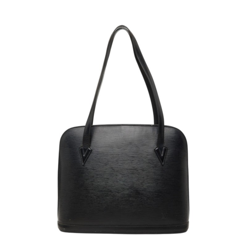 ルイ ヴィトン エピ リュサック トートバッグ ショルダーバッグ M52282 ノワール ブラック レザー レディース LOUIS VUITTON 中古