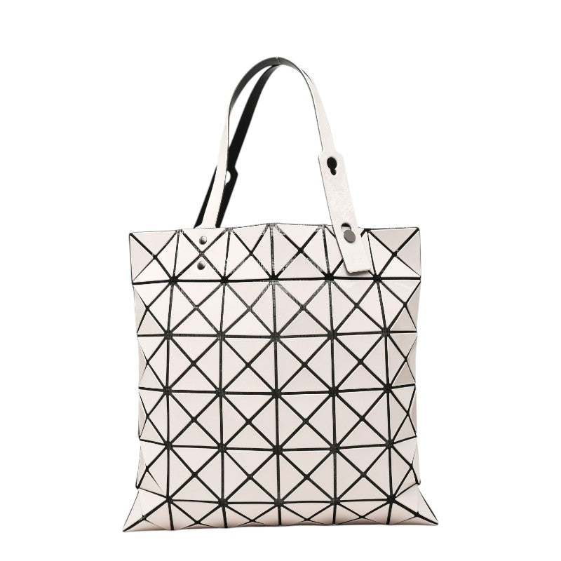イッセイミヤケ BAO BAO ISSEY MIYAKE トートバッグ ライトピンクベージュ PVC メッシュ レディース ISSEY MIYAKE 中古