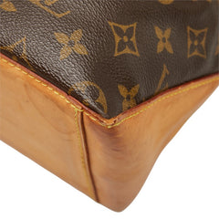 ルイ ヴィトン モノグラム カバメゾ トートバッグ ショルダーバッグ M51151 ブラウン PVC レザー レディース LOUIS VUITTON 中古
