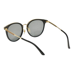 グッチ インターロッキングG サングラス GG0204SK ブラック ゴールド プラスチック レディース GUCCI 中古