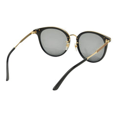 グッチ インターロッキングG サングラス GG0204SK ブラック ゴールド プラスチック レディース GUCCI 中古