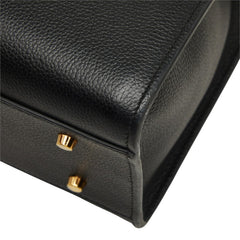 ヴェルサーチェ ヴィルトゥス ハンドバッグ ショルダーバッグ 2WAY ブラック レザー レディース VERSACE 中古