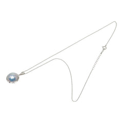 タサキ パール K18WG ホワイトゴールド マベパール15.0mm マベパール ペンダント ネックレス レディース TASAKI 中古
