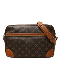 ルイ ヴィトン モノグラム トロカデロ27 斜め掛け ショルダーバッグ M51274 ブラウン PVC レザー レディース LOUIS VUITTON 中古
