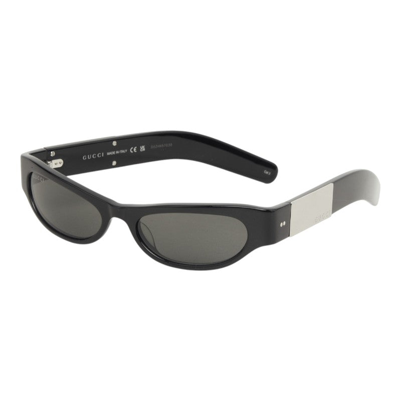 グッチ サングラス GG1635S ブラック シルバー アセテート メタル レディース GUCCI 中古
