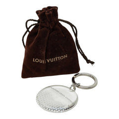 ルイ ヴィトン キーホルダー フォンダシオン ルイヴィトン パリ美術館 日本未発売 クリア ホワイト アクリル メタル レディース LOUIS VUITTON 中古