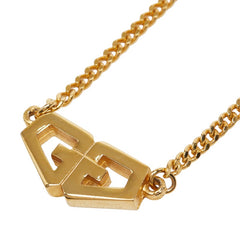 ジバンシー Gロゴ ペンダント ネックレス ゴールド メッキ レディース Givenchy 中古