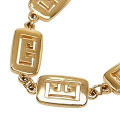 ジバンシー Gロゴ チェーン ブレスレット ゴールド メッキ レディース Givenchy 中古