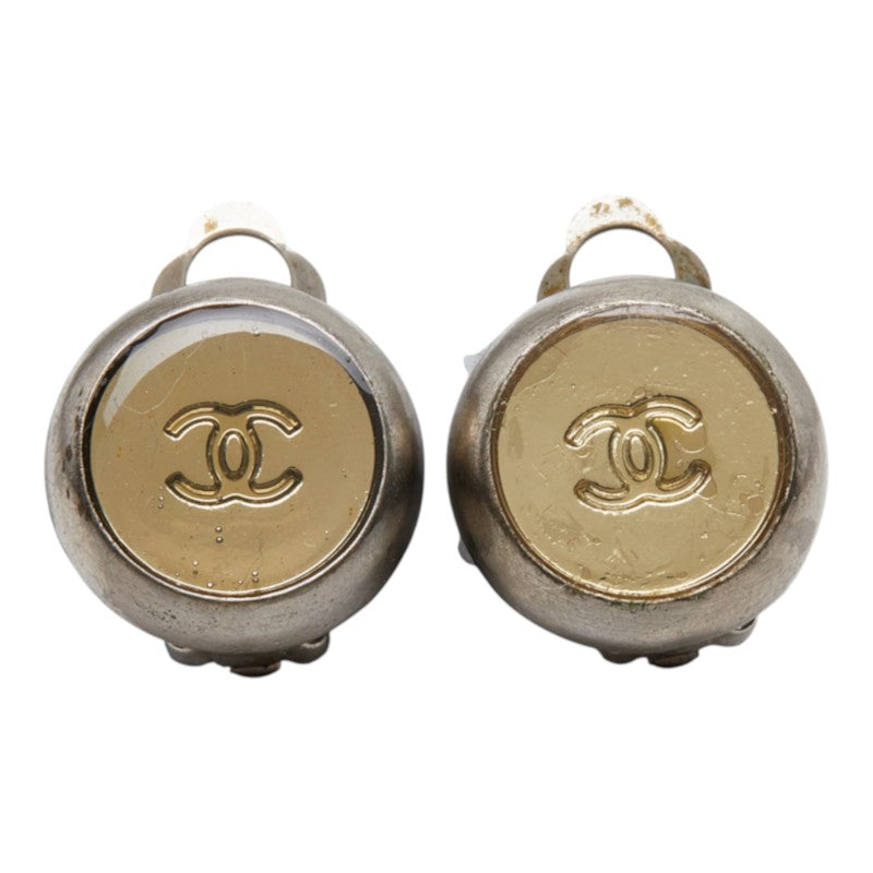 シャネル ココマーク ヴィンテージ イヤリング 99A シルバー ゴールド メタル レディース CHANEL 中古