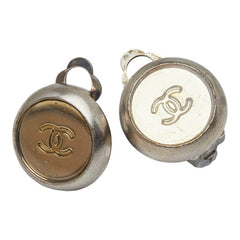 シャネル ココマーク ヴィンテージ イヤリング 99A シルバー ゴールド メタル レディース CHANEL 中古