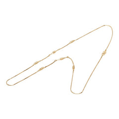 ディオール ロング チェーン ネックレス ゴールド メッキ レディース Dior 中古