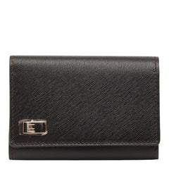 ダンヒル サイドカー キーケース ダークブラウン レザー メンズ Dunhill 中古