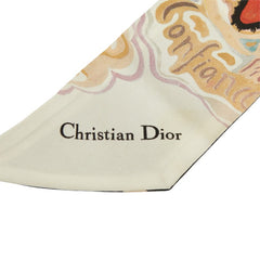 ディオール アモーレ ミッツァ スカーフ ブラック マルチカラー シルク レディース Dior 中古