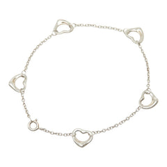 ティファニー エルサ ペレッティ オープンハート ブレスレット シルバー SV925 シルバー レディース TIFFANY&Co. 中古
