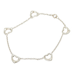 ティファニー エルサ ペレッティ オープンハート ブレスレット シルバー SV925 シルバー レディース TIFFANY&Co. 中古