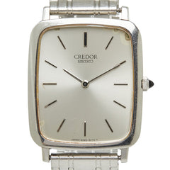 セイコー クレドール ヴィンテージ クォーツ 腕時計 6020-5170 クオーツ シルバー文字盤 ステンレススチール メンズ SEIKO 中古