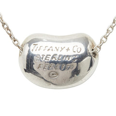 ティファニー ビーン チェーン ネックレス ペンダント エルサ ペレッティ シルバー SV925 シルバー レディース TIFFANY&Co. 中古