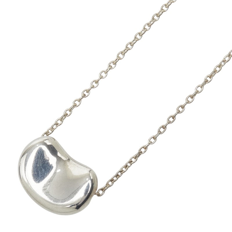 ティファニー ビーン チェーン ネックレス ペンダント エルサ ペレッティ シルバー SV925 シルバー レディース TIFFANY&Co. 中古