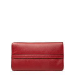 プラダ モノクローム ハンドバッグ ショルダーバッグ 2WAY 1BA156 レッド レザー レディース PRADA 中古