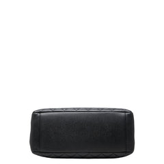 シャネル ココマーク マトラッセ GST チェーン トートバッグ ショルダーバッグ ブラック キャビアスキン レディース CHANEL 中古
