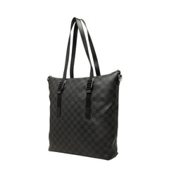 ルイ ヴィトン ダミエグラフィット スカイライン トートバッグ ショルダーバッグ 2WAY N41456 ブラック PVC レザー メンズ LOUIS VUITTON 中古