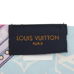 ルイ ヴィトン バンドーBB アルティメット スカーフ M76677 ピンク シルク レディース LOUIS VUITTON 中古