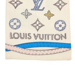 ルイ ヴィトン バンドー アップ アンド アウェイ スカーフ マルチカラー シルク レディース LOUIS VUITTON 中古