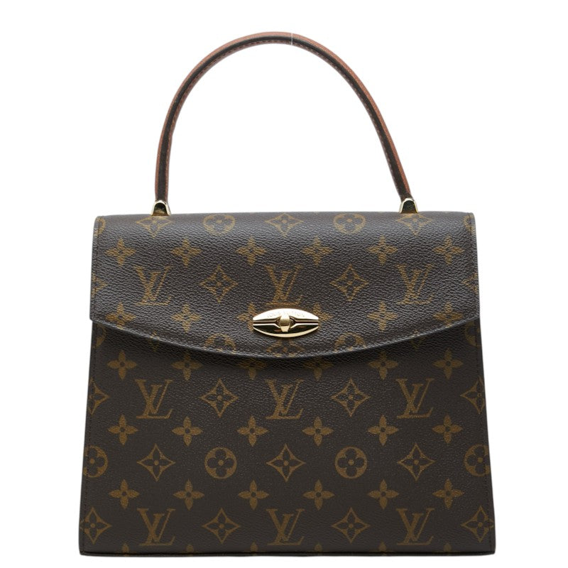 ルイ ヴィトン モノグラム マルゼルブ ハンドバッグ M51379 ブラウン PVC レザー レディース LOUIS VUITTON 中古
