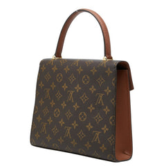 ルイ ヴィトン モノグラム マルゼルブ ハンドバッグ M51379 ブラウン PVC レザー レディース LOUIS VUITTON 中古