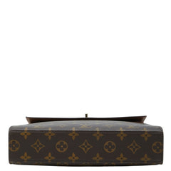 ルイ ヴィトン モノグラム マルゼルブ ハンドバッグ M51379 ブラウン PVC レザー レディース LOUIS VUITTON 中古