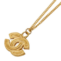 シャネル ココマーク チェーン ネックレス ペンダント 01P ゴールド メッキ レディース CHANEL 中古