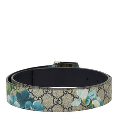 グッチ GGブルームス ベルト サイズ91・36 546375 ベージュ マルチカラー PVC レザー レディース GUCCI 中古