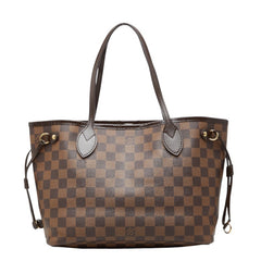 ルイ ヴィトン ダミエ ネヴァーフルPM ハンドバッグ トートバッグ N51109 ブラウン PVC レザー レディース LOUIS VUITTON 中古
