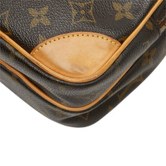 ルイ ヴィトン モノグラム アマゾン 斜め掛け ショルダーバッグ M45236 ブラウン PVC レザー レディース LOUIS VUITTON 中古