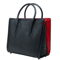 クリスチャンルブタン パロマ ミディアム ハンドバッグ トートバッグ ブラック レッド レザー レディース Christian Louboutin 中古