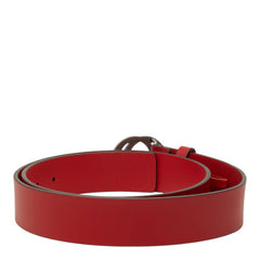 グッチ インターロッキングG ベルト レザーベルト ロゴバックル サイズ95・38 546389 レッド レザー メンズ GUCCI 中古
