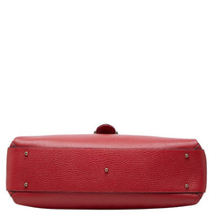 グッチ インターロッキングG ハンドバッグ チェーン ショルダーバッグ 2WAY 510306 レッド レザー レディース GUCCI 中古