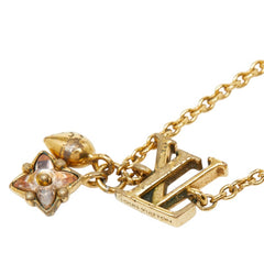 ルイ ヴィトン モノグラム ルルグラム チェーン ブレスレット M00801 ゴールド メッキ レディース LOUIS VUITTON 中古