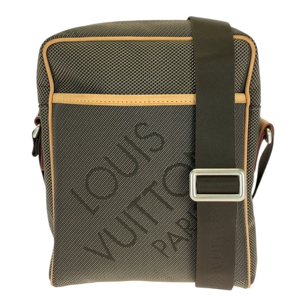 ルイ ヴィトン ダミエ・ジェアン シタダン ショルダーバッグ M93040 カーキ ナイロン レザー メンズ LOUIS VUITTON 中古