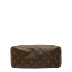 ルイ ヴィトン モノグラム ルーピングMM ショルダーバッグ ハンドバッグ M51146 ブラウン PVC レザー レディース LOUIS VUITTON 中古