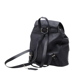 コーチ ペブルド リュック・デイパック F37410 ブラック レザー レディース COACH 中古